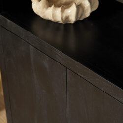 Detail van de open vakken en legplanken op de Boekenkast Brussel Black