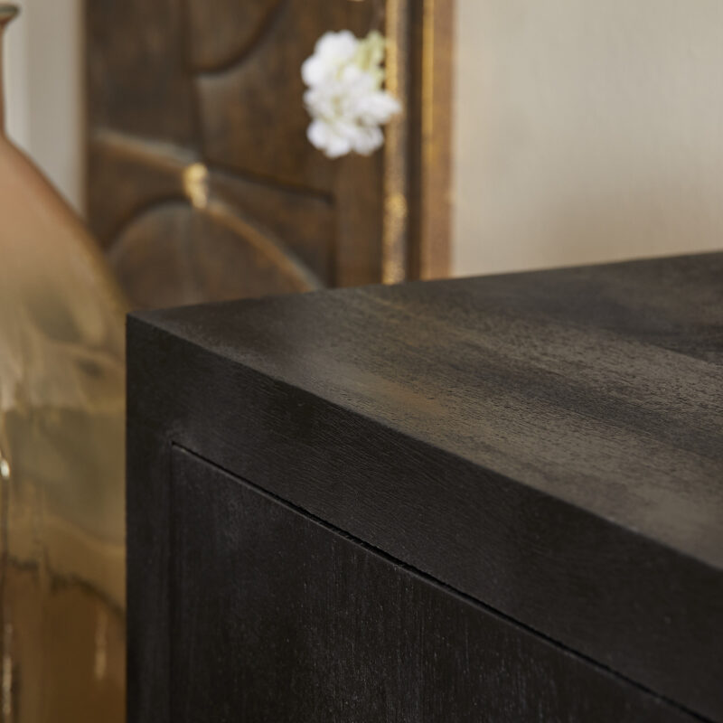 Hoogte van het TV-meubel Brussel Black, 46 cm