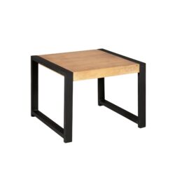 Detail mangohouten planken bijzettafel Britt