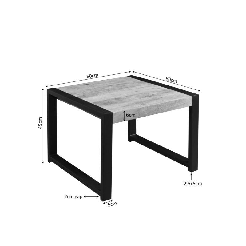 Bijzettafel Britt | 60 cm