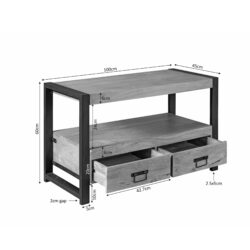 Tv meubel Britt | 100 cm