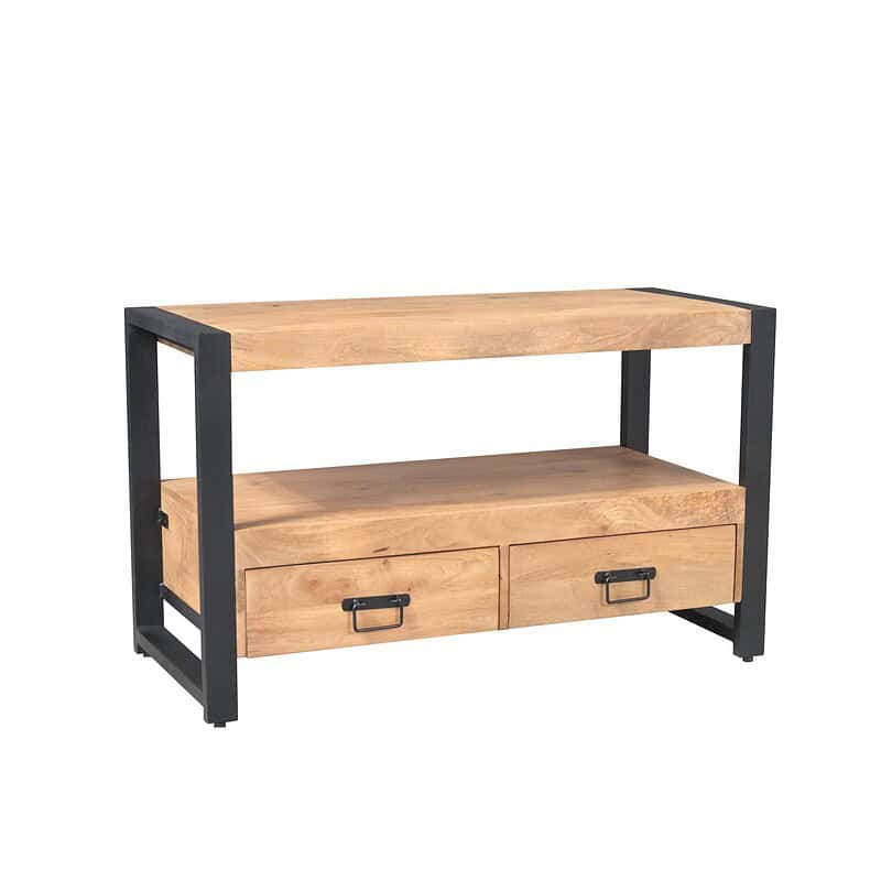 Vierkante Salontafel Noa Naturel Mangohout 80 cm