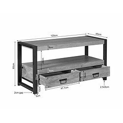 Vierkante Salontafel Noa Naturel Mangohout 80 cm