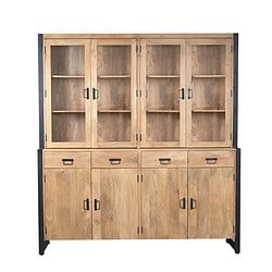 Vierkante Salontafel Noa Naturel Mangohout 80 cm