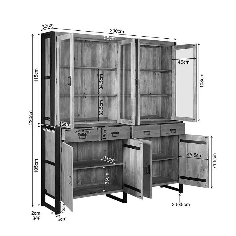 Vierkante Salontafel Noa Naturel Mangohout 80 cm