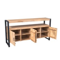 Dressoir Britt, deuren, legplanken, handige opbergruimte