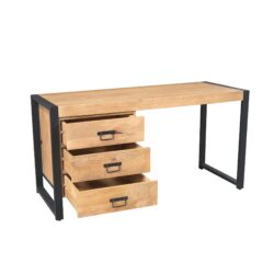 Bureau Britt van bovenaf, hoogte, breedte, diepte