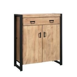 Detail kabinet kast Britt massief mangohout
