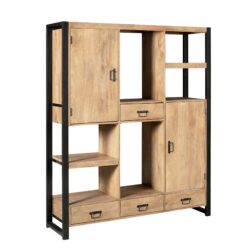 Textuur van het mangohout van Vakkenkast Britt