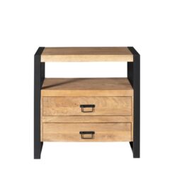 Detail van het metalen frame van de Ladenkast Britt