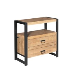 Textuur van het mangohout van de Ladenkast Britt