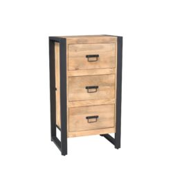 Textuur van het mangohout op de Halkast Britt