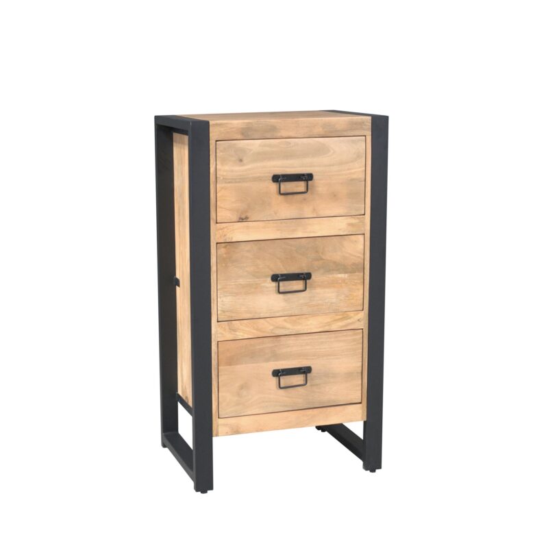 Textuur van het mangohout op de Halkast Britt