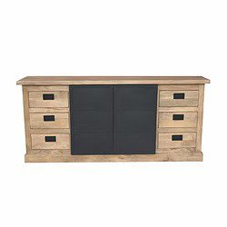 Dressoir Noa Naturel Mangohout 200 cm