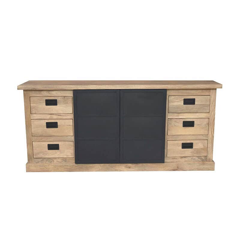 Dressoir Noa Naturel Mangohout 200 cm