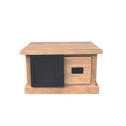 Vierkante Salontafel Noa Naturel Mangohout 80 cm