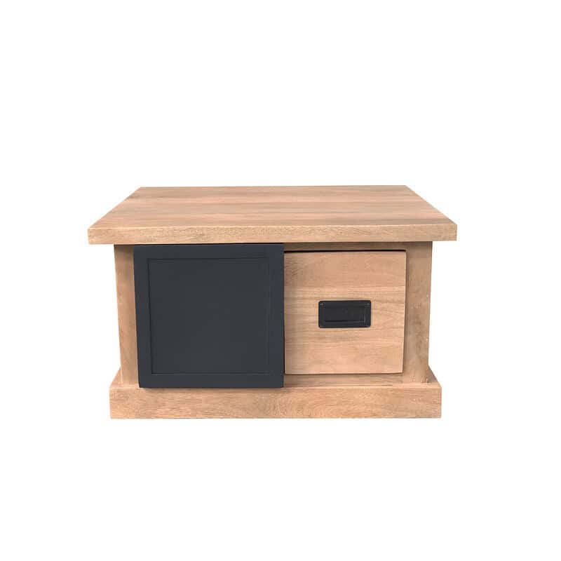 Vierkante Salontafel Noa Naturel Mangohout 80 cm