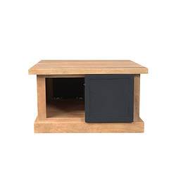 Vierkante Salontafel Noa Naturel Mangohout 80 cm