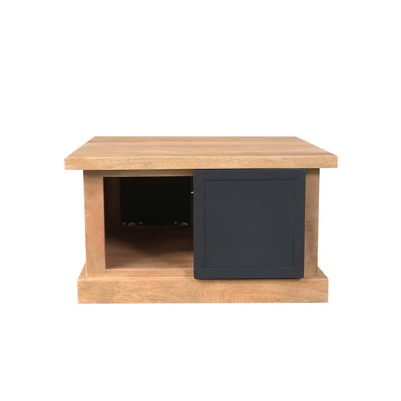 Vierkante Salontafel Noa Naturel Mangohout 80 cm