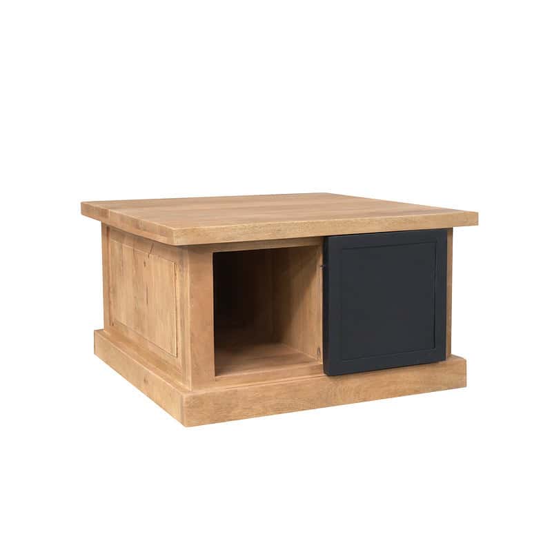 Vierkante Salontafel Noa Naturel Mangohout 80 cm