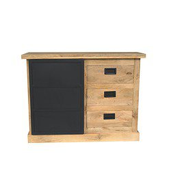 Ladekast Noa Naturel Mangohout 100 cm