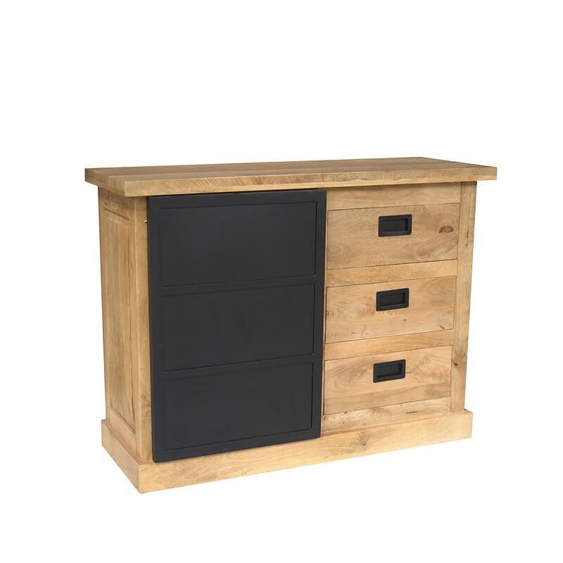 Ladekast Noa Naturel Mangohout 100 cm