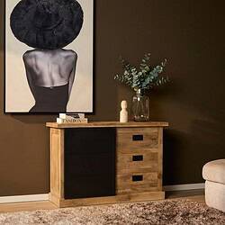 Ladekast Noa Naturel Mangohout 100 cm