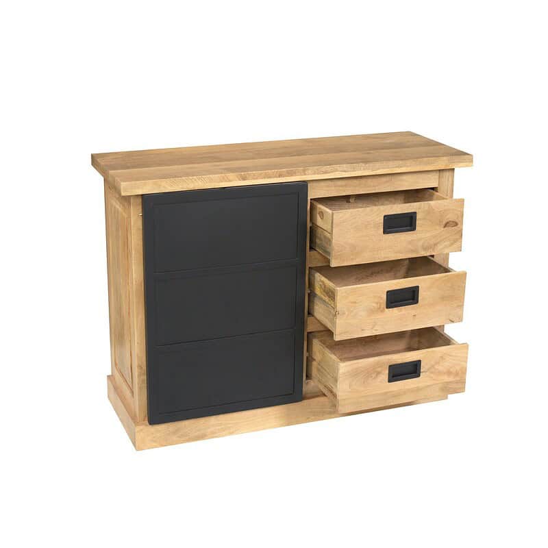 Ladekast Noa Naturel Mangohout 100 cm