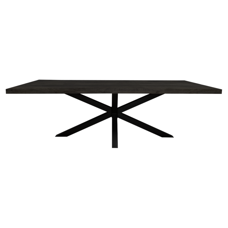Eettafel Denver Black | 180 cm | Rechthoek