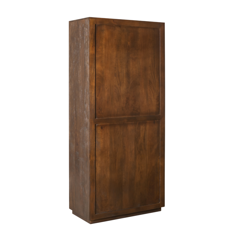 Vakkenkast Brussel Brown met open vakken, ruimte voor decoratieve items