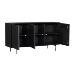 Dressoir Madison Black | 165 cm