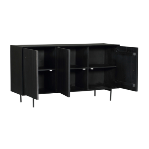 Dressoir Madison Black | 165 cm