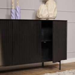 Dressoir Madison Black | 165 cm