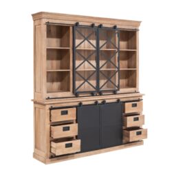 Vitrinekast Fresno XXL vanuit een ander perspectief