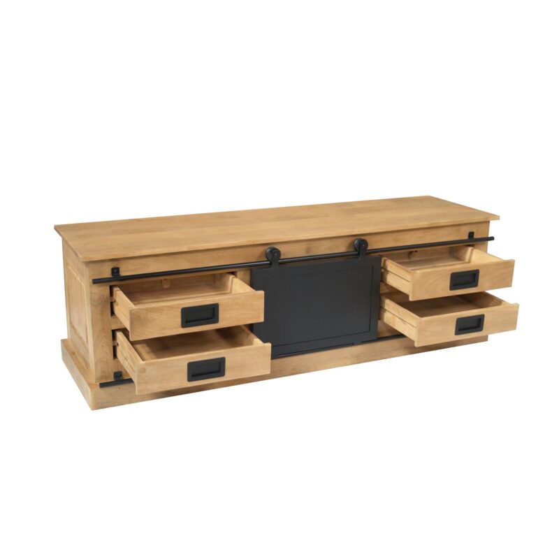 Perspectief TV-meubel Fresno vanaf boven