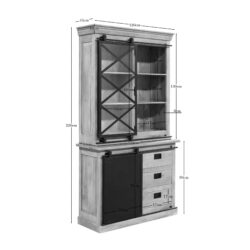 Vitrinekast Fresno | 120 cm