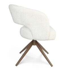 Perspectief van eetkamerstoel Demi vanaf boven