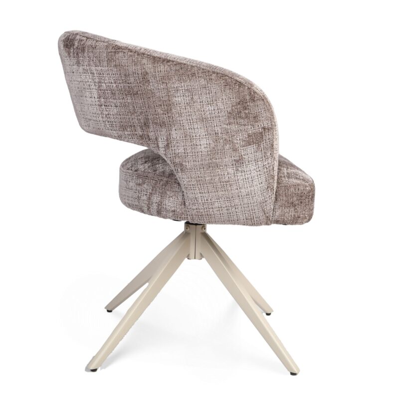 Metalen onderstel van eetkamerstoel Demi in sandkleur