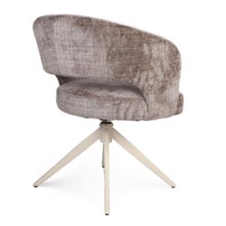 Eetkamerstoel Demi | Clay | Poot Sand | Met armleuning