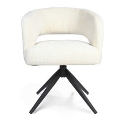 Textuur van stoffering van eetkamerstoel Demi