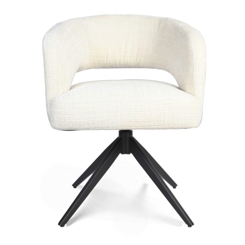 Textuur van stoffering van eetkamerstoel Demi