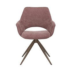 Eetkamerstoel Daisy vanuit boven, paarse stoel in eetkamer