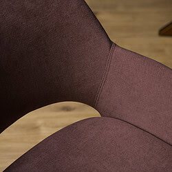 Detail van eetkamerstoel Daisy, armleuning en rugleuning