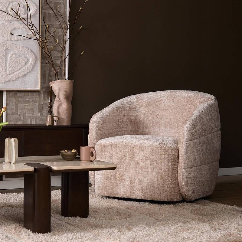 Draaibare Fauteuil Yara Beige
