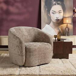 Draaifauteuil Yara Clay, moderne en comfortabele zitmeubel met luxe stoffering