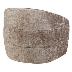 Draaifauteuil Yara Clay in interieur, luxe stoffering en moderne design