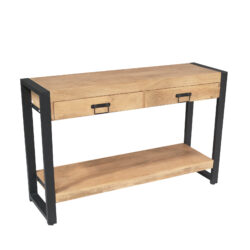 Sidetable Britt in een woonkamer met andere meubelen uit de Woonserie Britt