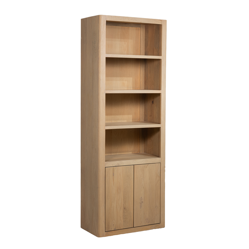 Detail van Tenna boekenkast naturel, natuurlijk materiaal
