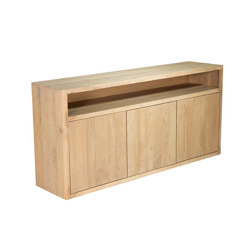 Detail van de Tenna dressoir, natuurlijke kleur, landelijk modern stijl