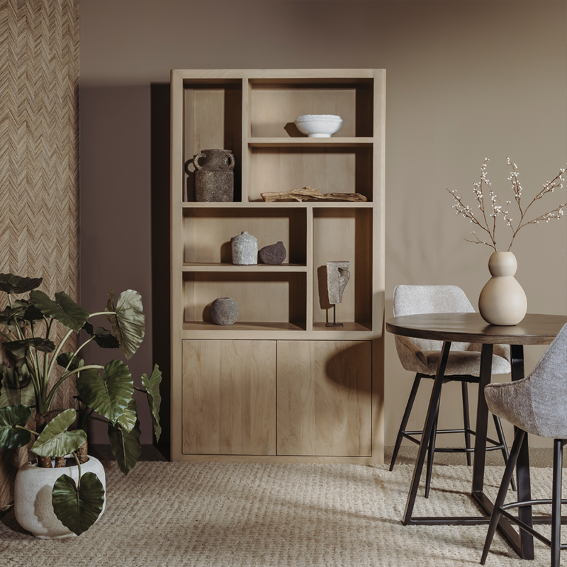 Tenna Boekenkast naturel 120 cm